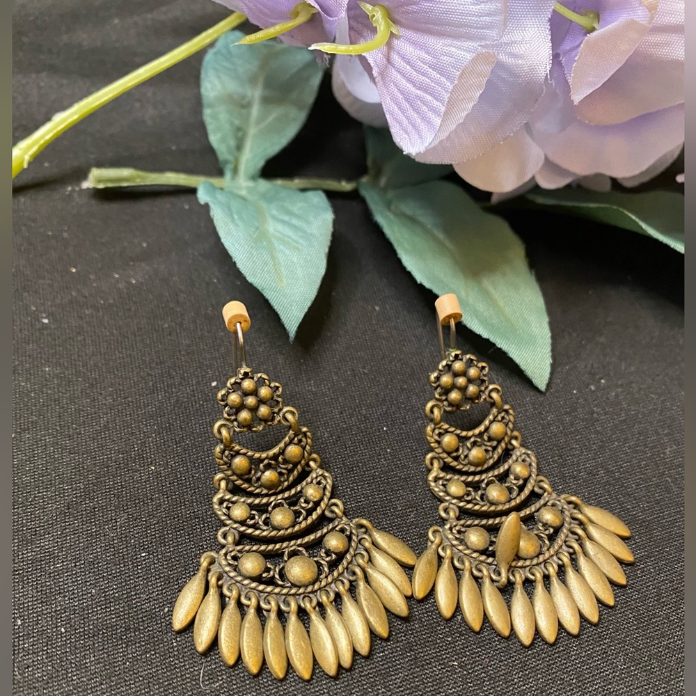 VINTAGE BOHO CHANDELIER EARRINGS